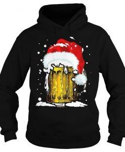 Beer Santa Ugly Christmas Hoodie FD7D