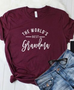 Best Grandma T Shirt SR14D