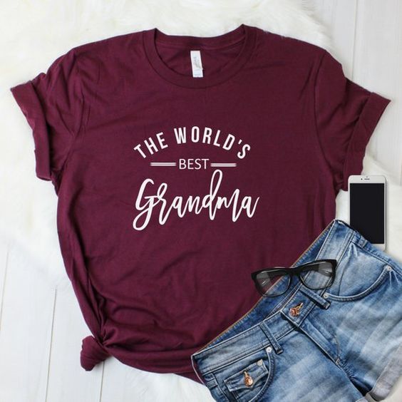 Best Grandma T Shirt SR14D