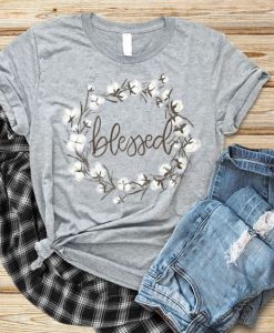 Blessed white flower T-Shirt FD4D