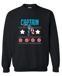 Captain in Christmas Sweatshirt SR3D