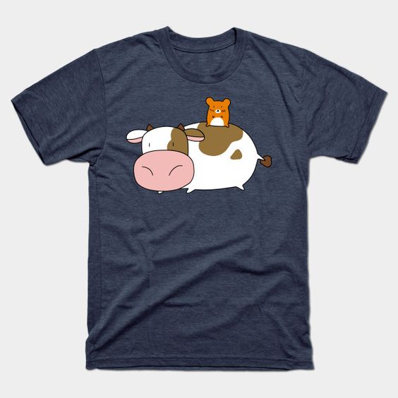 Cow And Hamster T Shirt AY26D