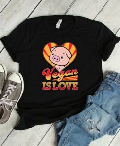 Cute Piggy Vegan TShirt EL2D