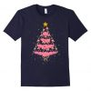 Flamingo Christmas T Shirt SR6D