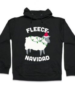 Fleece Navidad Christmas Hoodie SR6D