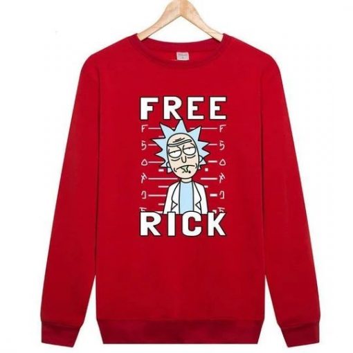 Free Rick Morty Sweatshirt Fd4D