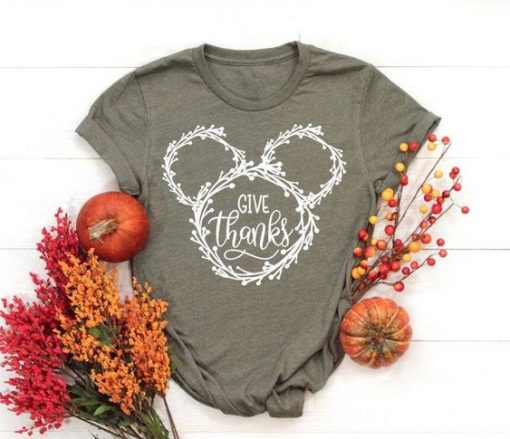 Give Thanks Disney T Shirt SR6D