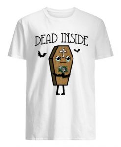 Halloween Coffin Dead Inside T Shirt TT13D