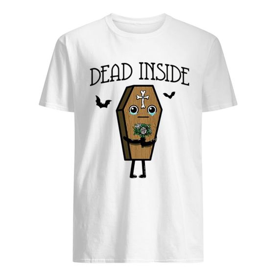 Halloween Coffin Dead Inside T Shirt TT13D