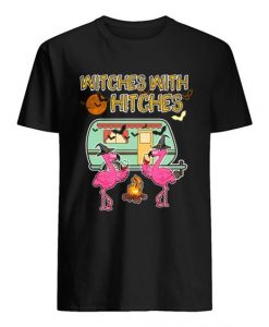 Halloween Flamingo Witches T Shirt TT13D