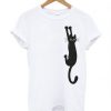 Hanging Cat T-Shirt ND24D