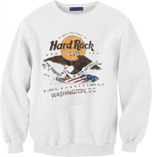 Hard Rock Cafe Washington Sweatshirt Fd4D