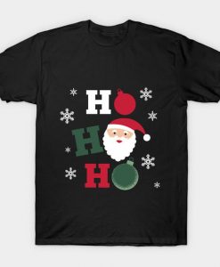 Ho Ho Ho Santa Claus T Shirt SR14D