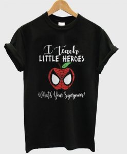 I Teach Little Heroes T Shirt SR3D