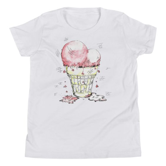 Ice Cream Heart T-Shirt ND24D