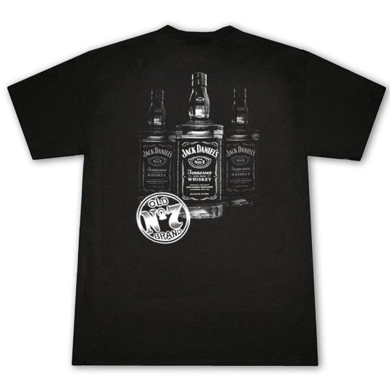 JackDaniels Triple Bottle T-Shirt ND24D