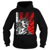 Jason Voorhees statue of liberty Hoodie FD7D