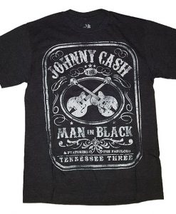 Johnny Cash The Man In Black Tshirt FD4D