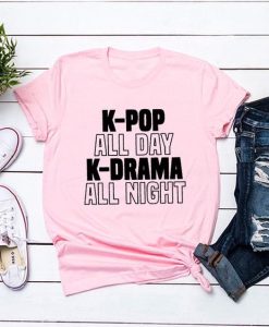 K-POP All Day T Shirt SR3D