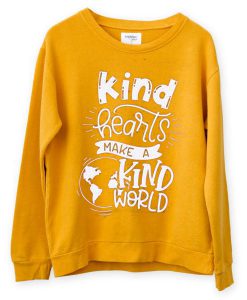 KIND HEART KIND WORLD Sweatshirts Fd4D