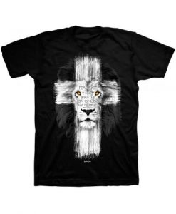 LION CROSS T shirt DL12D