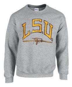 LSU tiger logo sweatshirt Fd4D