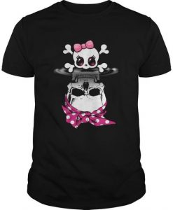 Lady Skull T Shirt SR14D