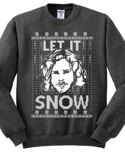 Let It Snow White Sweatshirt FD13D