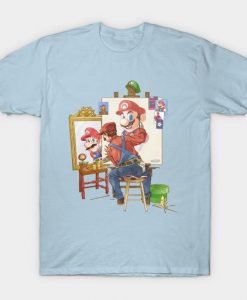 Mario's Triple Portrait Tshirt AY26D
