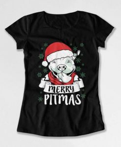 Merry Pitmas T Shirt SR6D