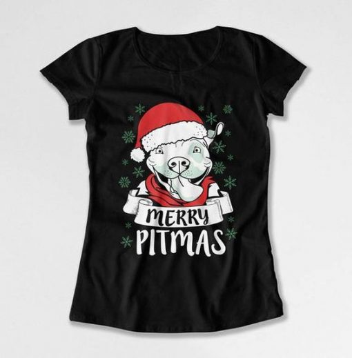 Merry Pitmas T Shirt SR6D