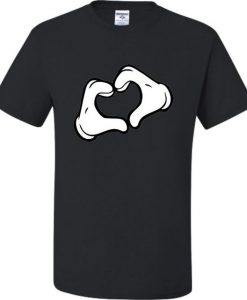 Mickey Heart Hands T-Shirt ND24D