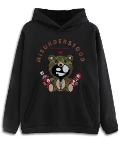 Misunderstood teddy bear Hoodie EL9D