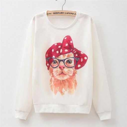 Mom Cat Cute Sweatshirt FD4D