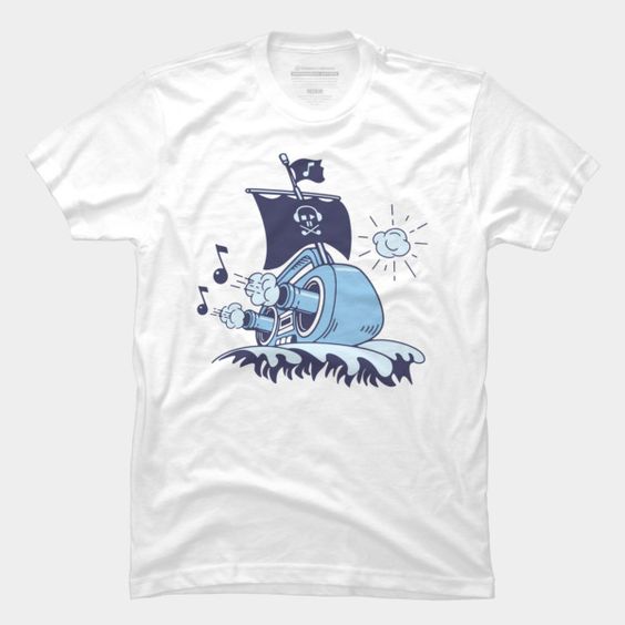 Musical Ship Tshirt EL13D