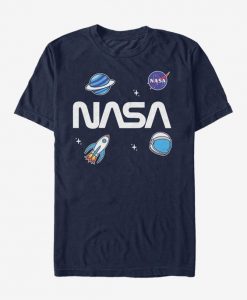 NASA Logo Space Emoji T-Shirt FD4D