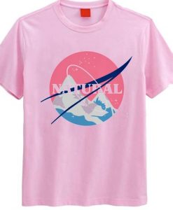 Natural Nasa Logo T Shirt FD4D