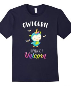 Owl Unicorn T Shirt AY26D