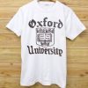 Oxford University White Tshirt FD7D