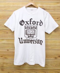 Oxford University White Tshirt FD7D