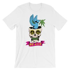 Peace Skull Tshirt EL13D