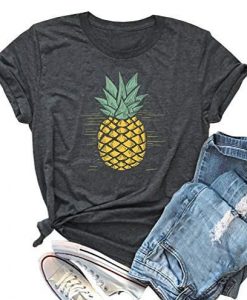 Pineapple print women T-Shirt RS21D