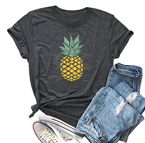 Pineapple print women T-Shirt RS21D