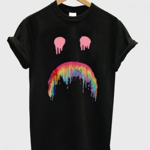 Rainbow Sad Face T shirt FD4D