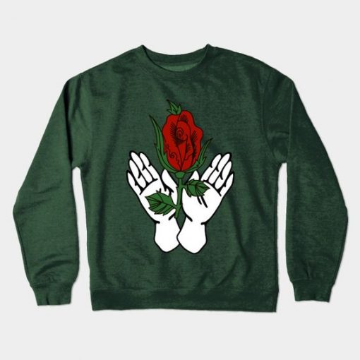 Rose Hand Sweatshirt SR3D