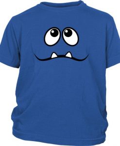 Sad Monster's Face T-Shirt ND24D