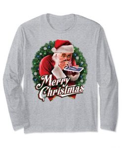 Santa Snorting Cocaine Sweatshirt FD13D