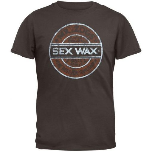 Sexwax Retro Brown tshirt FD7D