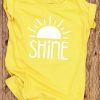 Shine Yellow T-Shirt ND20D