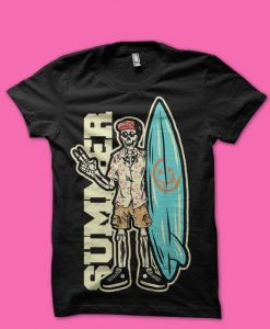 Skull on vacation tshirt FD7D